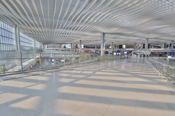 Terminal 2 hk aeropuerto 11 mayo 2019 — Foto de Stock