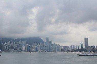 Victoria Harbour 17 Mayıs 2014 hong kong 