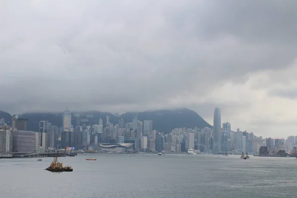 빅토리아 하버 2014년 5월 17일 홍콩 — 스톡 사진