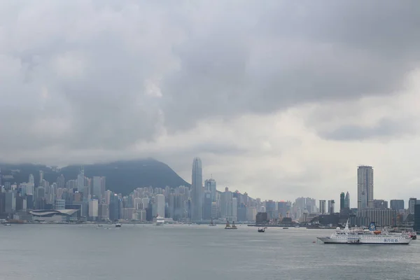 Victoria Harbour 17 Mayıs 2014 hong kong — Stok fotoğraf