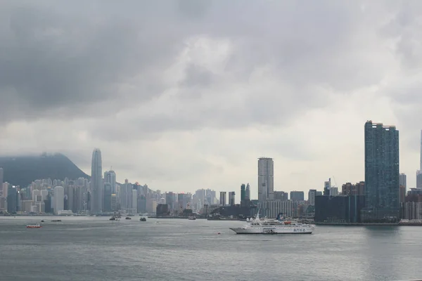 Victoria Harbour 17 maggio 2014 Hong Kong — Foto Stock