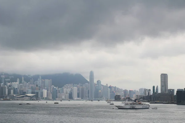 Victoria Harbour 17 maggio 2014 Hong Kong — Foto Stock