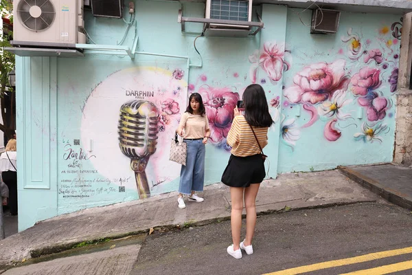 Colore graffiti hong kong 18 maggio 2019 — Foto Stock