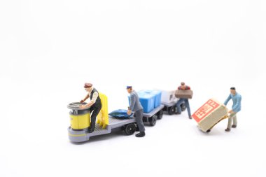 Forklift Electruck'un figür sürücü ölçeği