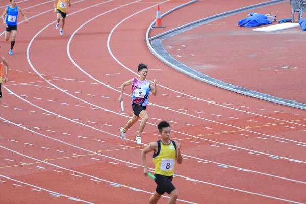 4 x100m hk gioco18 maggio 2019 — Foto Stock