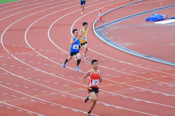 4 x100m hk gioco18 maggio 2019 — Foto Stock