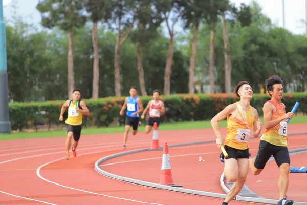 4 x100m hk 游戏18 2019年5月 — 图库照片