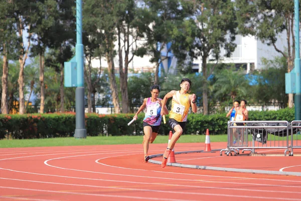 4 x100m hk 游戏18 2019年5月 — 图库照片