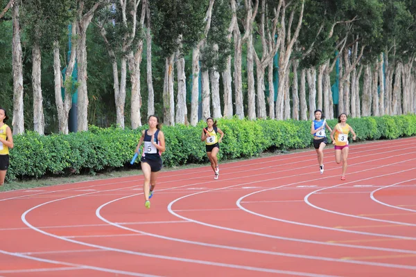 4 x100m hk 游戏 18 五月 2019 — 图库照片