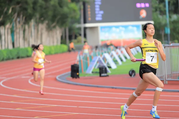 4 x100m hk 游戏 18 五月 2019 — 图库照片