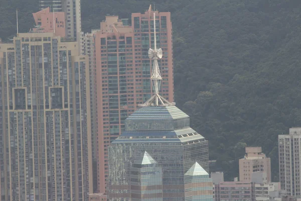 Os edifícios de escritórios na cidade de Hong Kong — Fotografia de Stock