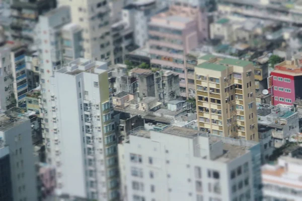 夕方の香港のマンション — ストック写真