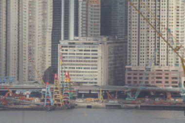 akşam Hong Kong apartmanlar