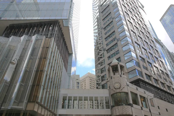 Σύγχρονα κτίρια γραφείων στο κέντρο του Χονγκ Κονγκ. — Φωτογραφία Αρχείου