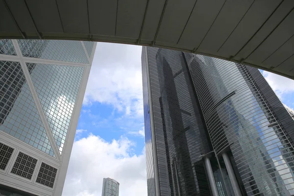 Setembro de 2014, vista do edifício highrise, HK china . — Fotografia de Stock