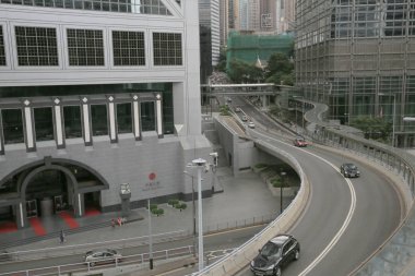 Eylül 2014 , highrise bina görünümü ,Hk çin.