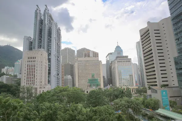 La Vista de los edificios modernos de oficinas hk —  Fotos de Stock