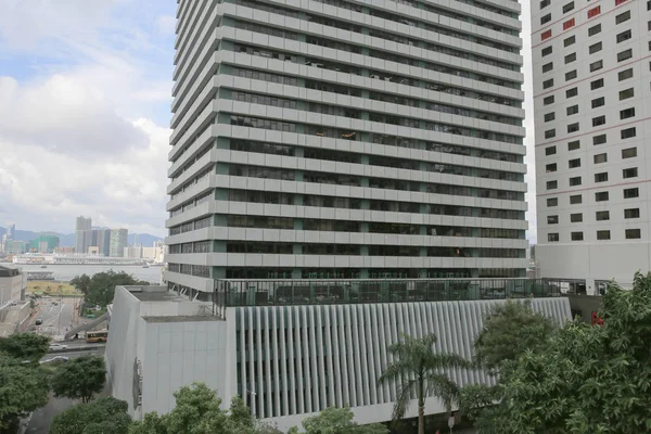 Setembro de 2014, vista do edifício highrise, HK china . — Fotografia de Stock