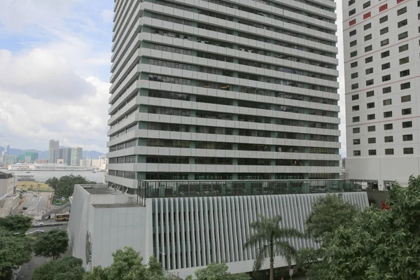 Sept 2014, view of highrise building, HK china . — стоковое фото