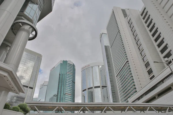 September 2014, Blick auf Hochhaus, hk china. — Stockfoto