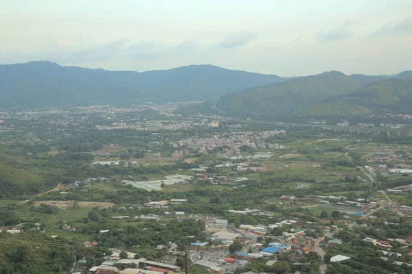 Hong Kong Asya şehir günbatımı — Stok fotoğraf