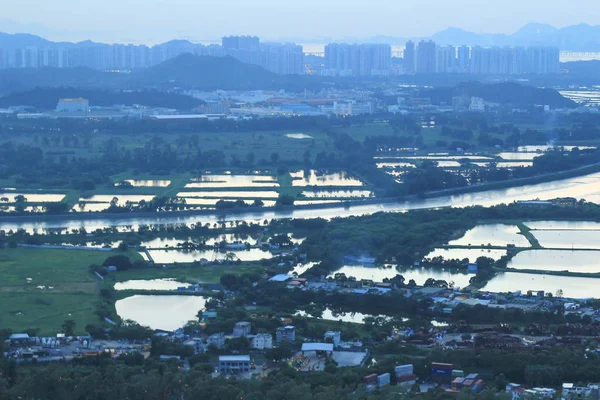 Yuen long bezirk, schießen auf kai kung leng — Stockfoto