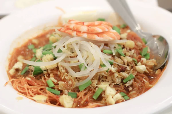 Asam laksa, geleneksel Malezya yemekleri — Stok fotoğraf