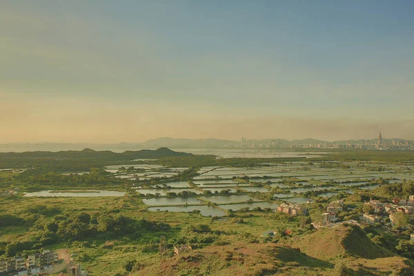 Yuen Long'da balık havuzu 1 Haziran 2014 — Stok fotoğraf