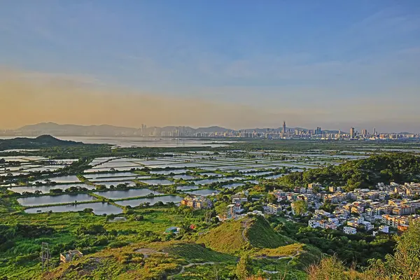 Piscina de peixes em Yuen Long 1 Junho 2014 — Fotografia de Stock