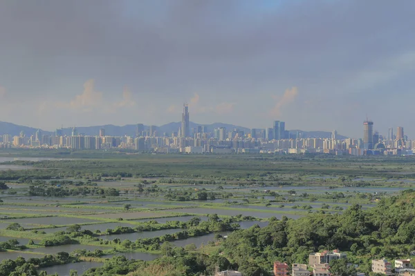 香港元朗青山 — 图库照片