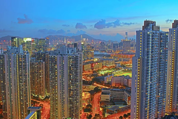 Cha Liu Au Ping Shan vista de kowloon —  Fotos de Stock