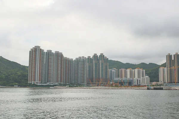 Wiadomości-śmieci Bay, bay Tseung Kwan O — Zdjęcie stockowe