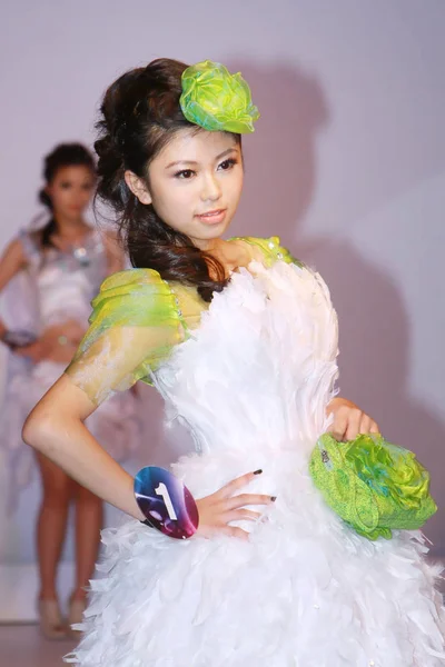 홍콩에서 모델과 함께하는 패션쇼 — 스톡 사진