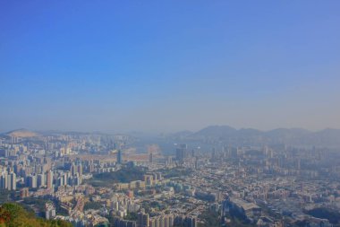 18 Jan 2009 orta Kowloon şehir scape