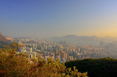 18 Jan 2009 orta Kowloon şehir scape