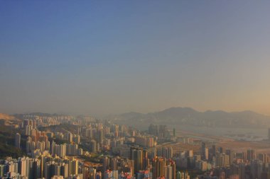 18 Jan 2009 orta Kowloon şehir scape