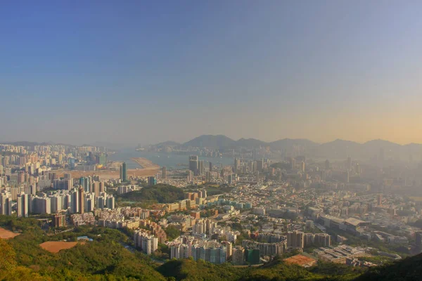 18 Jan 2009 orta Kowloon şehir scape