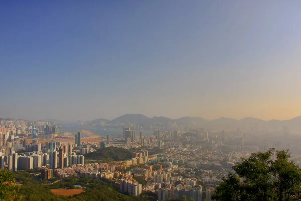 18 Jan 2009 orta Kowloon şehir scape