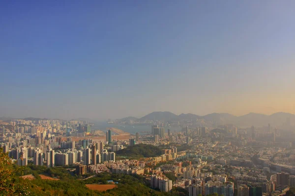 18 Jan 2009 orta Kowloon şehir scape