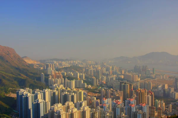 18 Jan 2009 orta Kowloon şehir scape