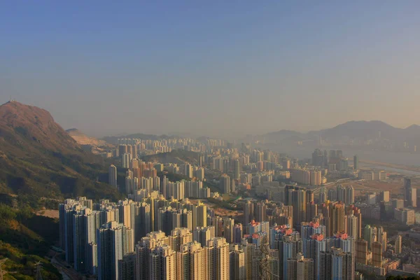 18 Jan 2009 orta Kowloon şehir scape