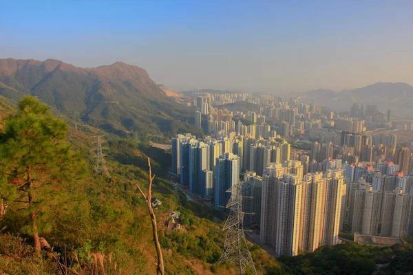 18 Jan 2009 orta Kowloon şehir scape