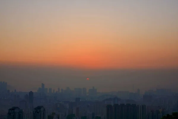 Ett berg landskap, MacLehose Trail Hong Kong — Stockfoto