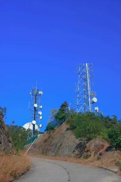 mountains landscape at hong kong nature view