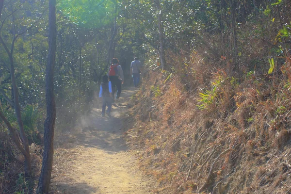 Montanhas paisagem em hong kong natureza vista — Fotografia de Stock