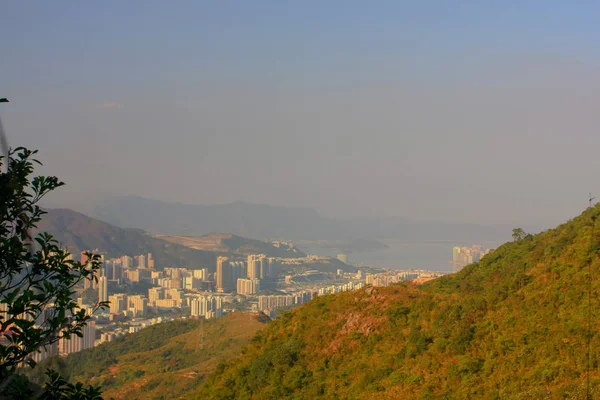 Maclehose Trail Hong Kong kilátás Kowloon — Stock Fotó