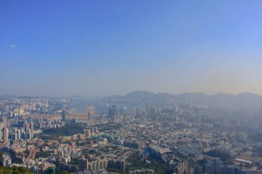 18 Jan 2009 orta Kowloon şehir scape