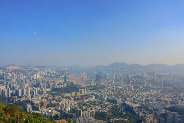 18 Jan 2009 orta Kowloon şehir scape