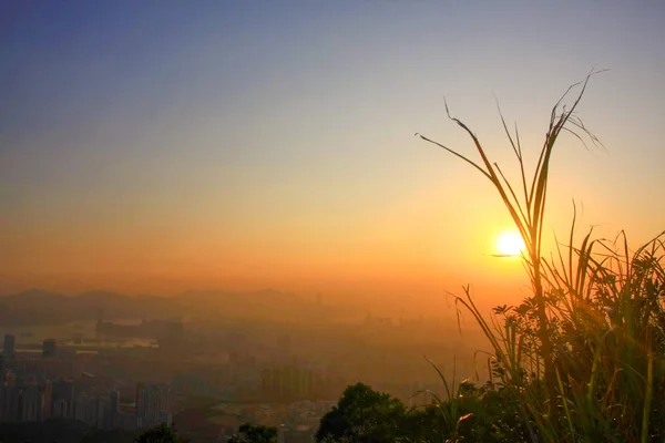 Amazing sunrise at the Maclehose Trail hong kong