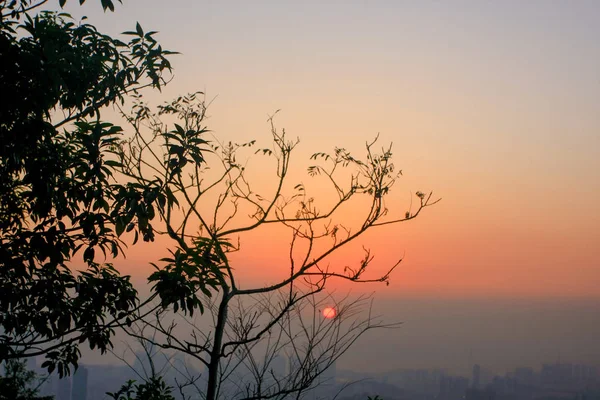 Amazing sunrise in the Maclehose Trail hong kong